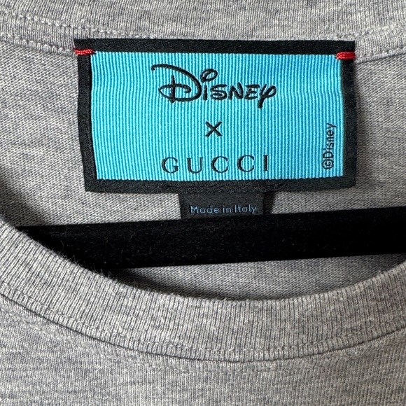 Gucci X Disney Gray Donald Duck Graphic Tee - Picture 2 of 4